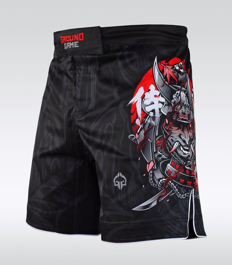 GROUNDGAME SAMURAI 2 MMA FIGHTSHORTS - BLACK